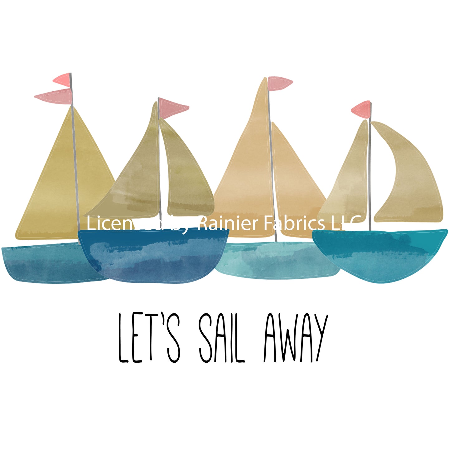 Lets Sail Away Collection by Popologie - Order by Half Yard - See below for instructions on ordering and base fabrics