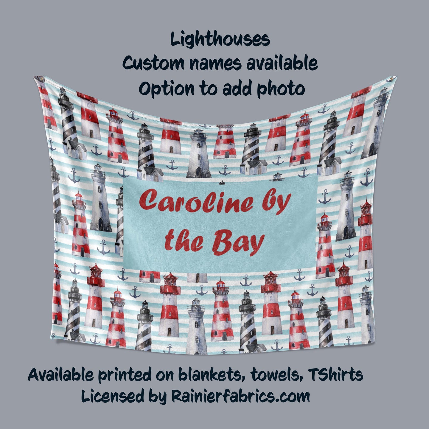 Lighthouses at the coast - Blanket