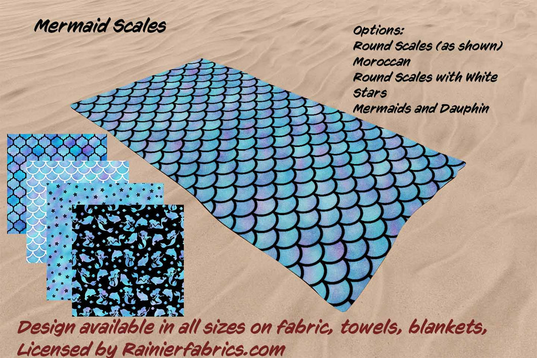 Mermaid Scales - Order by 1/2 yard; Description of bases below