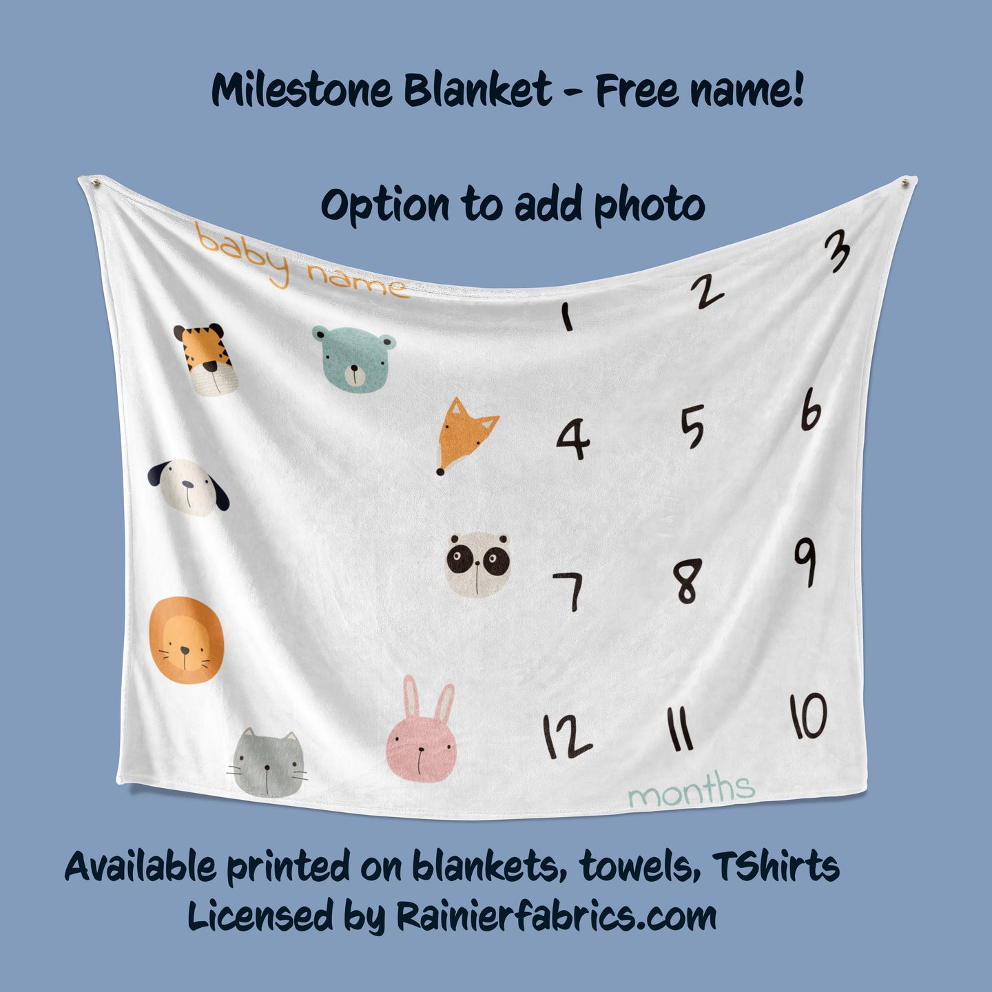 Milestone Baby Blanket - Blanket