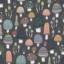 Load image into Gallery viewer, Mushroom Collection (and stripes) from Popologie - Order by half yard -instructions below on base fabrics
