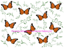 Load image into Gallery viewer, Butterflies with options from Nina with solids - Order by half yard - See below for instructions on ordering and base fabrics

