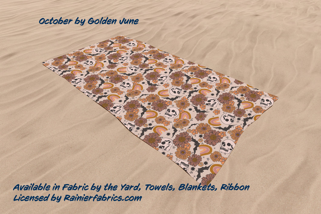 October - designed by Golden June - Order by 1/2 yard; Description of bases below