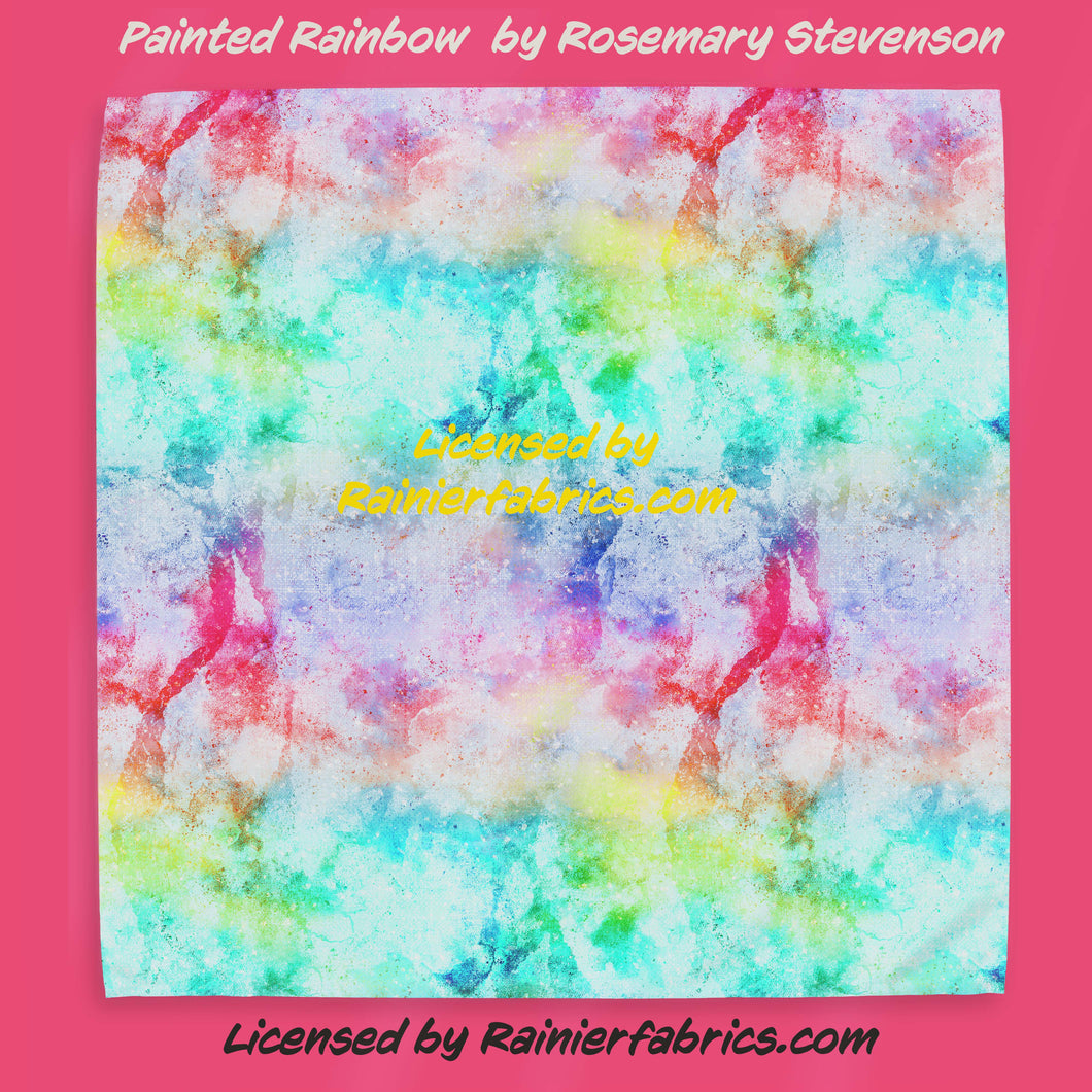 Painted Rainbow by Rosemary Stevenson - TAT 2-5 Days (Turn around time) - Order by 1/2 yard; Description of bases below