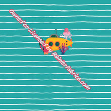 Load image into Gallery viewer, We All Live in a Yellow Submarine - from Samantha Marie  - color options, stripes and solids- 2-5 day turnaround - Order by 1/2 yard; Description of bases below
