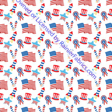 Load image into Gallery viewer, More 4th of July Prints - Order by half yard -instructions below on base fabrics
