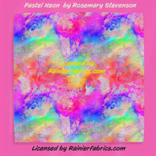 Load image into Gallery viewer, Pastel Neon - Optional traiangles - by Rosemary Stevenson - TAT 2-5 Days (Turn around time) - Order by 1/2 yard; Description of bases below
