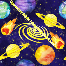 Load image into Gallery viewer, Outer Space and Beyond Watercolor - Order by half yard -instructions below on base fabrics
