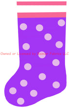 Load image into Gallery viewer, Stockings by Nina - Ready to Sew with ribbon to hang
