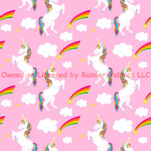 Load image into Gallery viewer, Unicorns by Nina - Fabric sold by Half Yard - See description of Fabric Bases below
