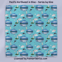 Load image into Gallery viewer, Pacific Northwest Series by Nina - Rainier Fabrics Exclusive!!! - 3-5 day TAT - Order by 1/2 yard; Blankets and towels available too
