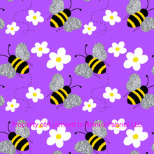 Load image into Gallery viewer, Bee Collection - options with matching solids - by Nina with options  - Order by half yard - See below for instructions on ordering and base fabrics
