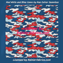 Load image into Gallery viewer, Red White and Blue Camo by Rae Culver Seamless - 2-5 business days to ship - Order by 1/2 yard
