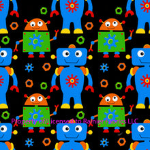Load image into Gallery viewer, Robots Collection with Color Options and Panel from Nina - Order by half yard - See below for instructions on ordering and base fabrics
