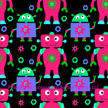 Load image into Gallery viewer, Robots Collection with Color Options and Panel from Nina - Order by half yard - See below for instructions on ordering and base fabrics
