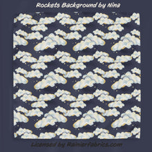 Load image into Gallery viewer, Rockets by Nina - Rainier Fabrics Exclusive! - 2-5 day TAT - Order by 1/2 yard; Blankets and towels available too
