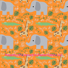 Load image into Gallery viewer, Safari Friends with Color Options from Nina - Order by half yard - See below for instructions on ordering and base fabrics

