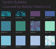 Load image into Gallery viewer, Teal Bubbles 4 Ways from Sarah - Order by half yard - See below for instructions on ordering and base fabrics
