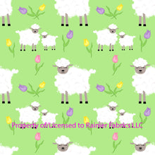 Load image into Gallery viewer, Little Lambs - by Nina with color options  - Order by half yard - See below for instructions on ordering and base fabrics
