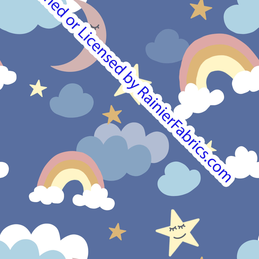 Good Night Sky by Nina - Order by half yard -instructions below on base fabrics