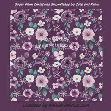 Load image into Gallery viewer, Sugar Plum Chrismas Collection from Cate and Rainn - TAT 2-5 Days (Turn around time) - Order by 1/2 yard; Description of bases below
