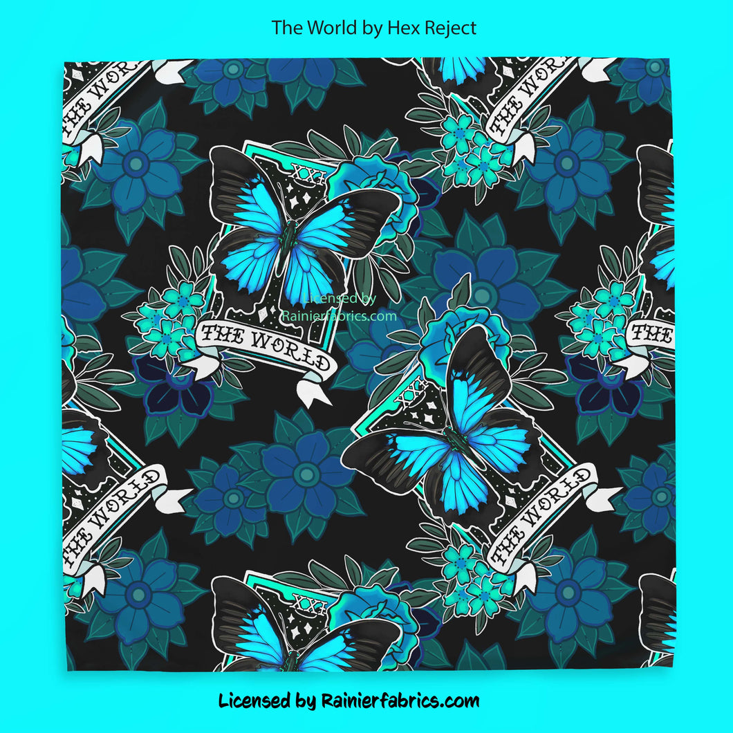 The World by Hex Reject - 2-5 business days to ship - Order by 1/2 yard