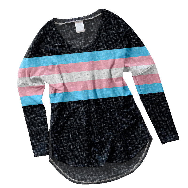 Retro Stripes - Transgender Flag Retro Stripes from Rosemary Stevenson - a Portion of the proceeds will go to support local LGBTQ organizations  - 2-5 day turnaround - Order by 1/2 yard; Description of bases below
