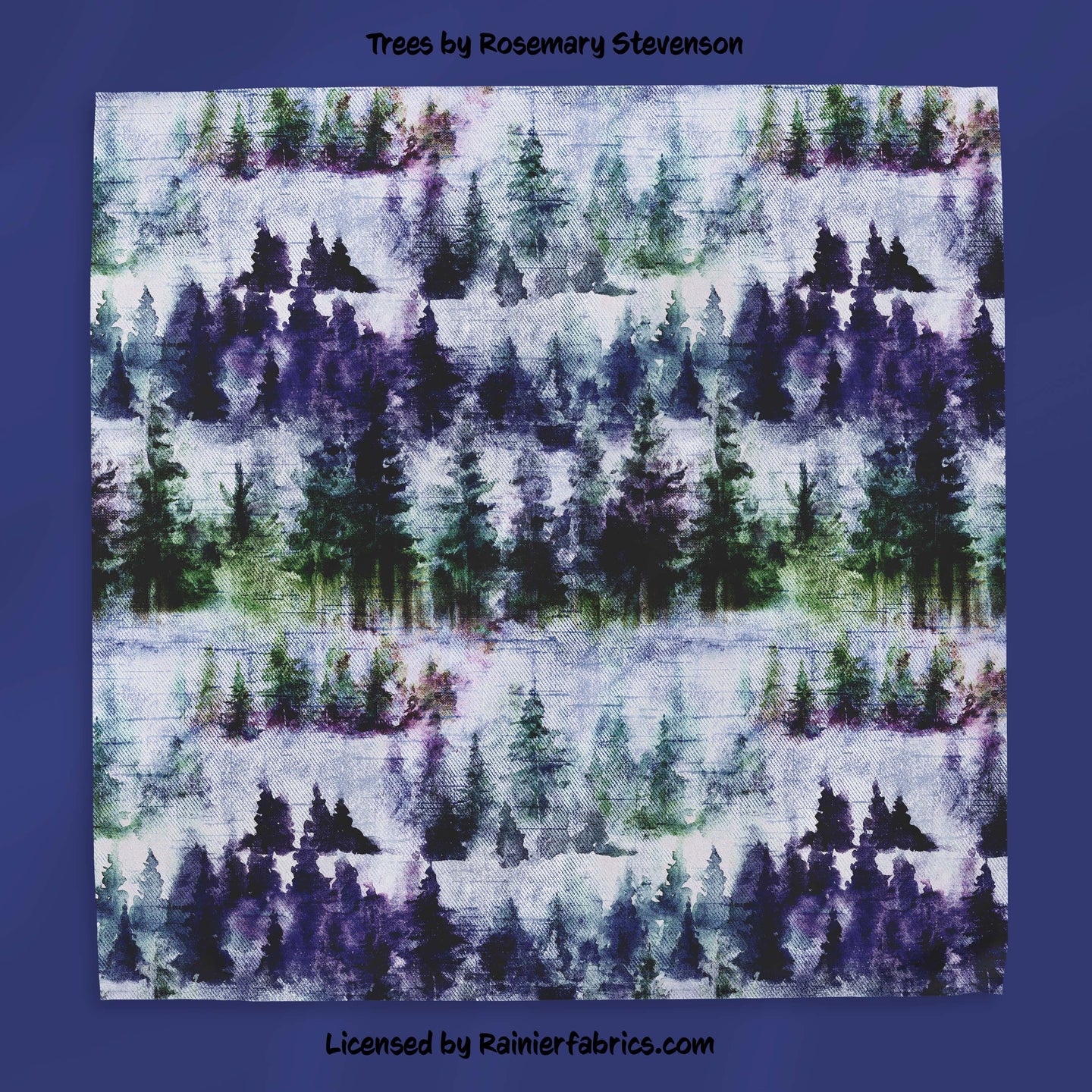 Trees by Rosemary Stevenson - TAT 2-5 Days (Turn around time) - Order by 1/2 yard; Description of bases below