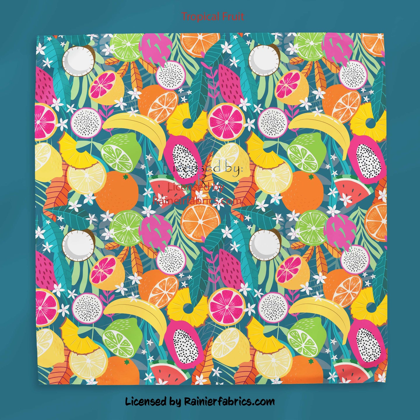 Tropical Fruits - 2-5 business days to ship - Order by 1/2 yard