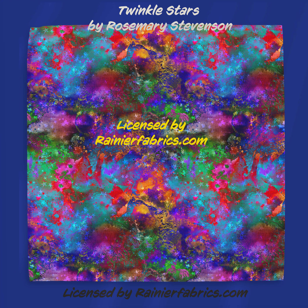 Twinkle Stars by Rosemary Stevenson - TAT 2-5 Days (Turn around time) - Order by 1/2 yard; Description of bases below