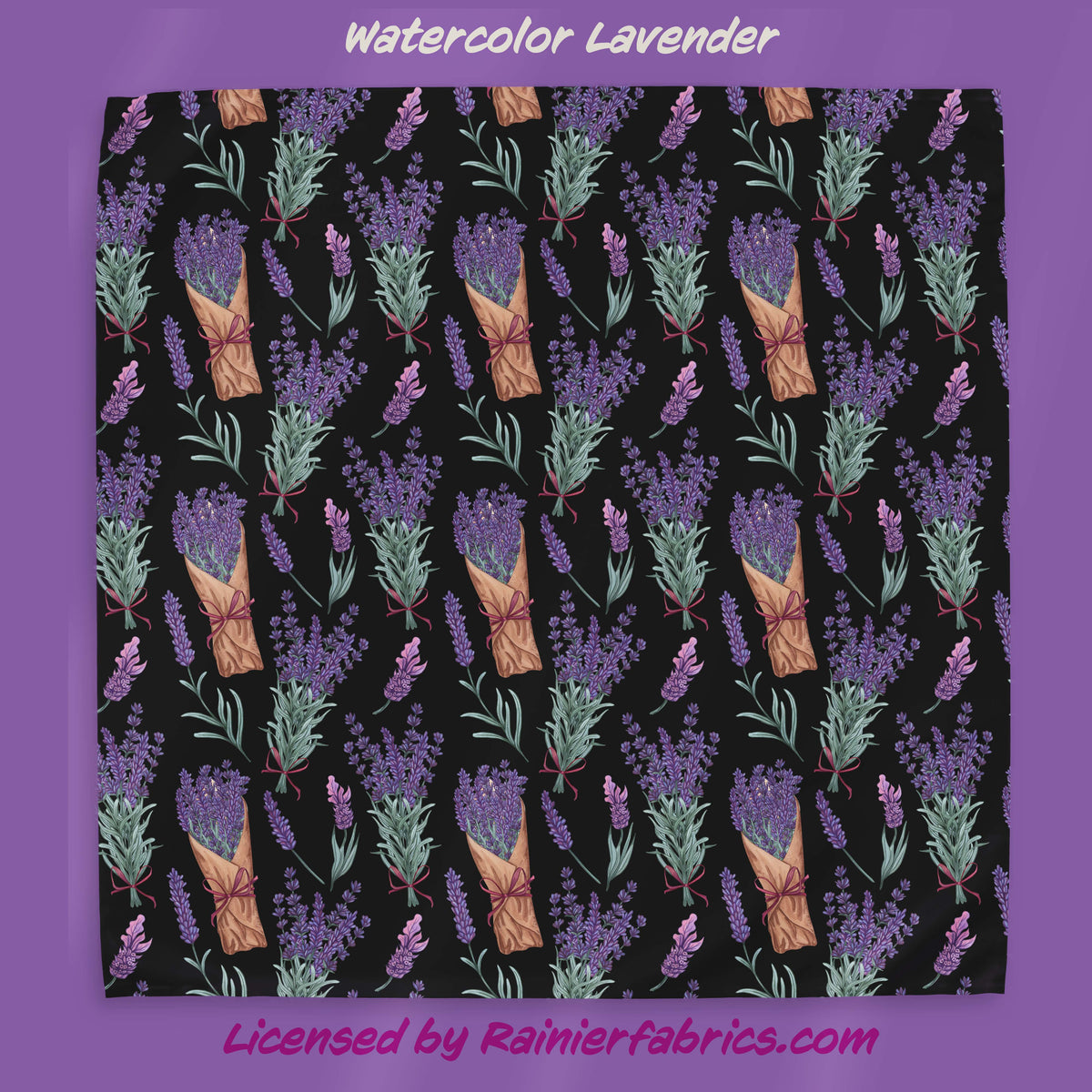 Watercolor Lavender - 2-5 day TAT - Order by 1/2 yard; Blankets and to ...