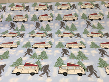 Load image into Gallery viewer, Westy Camper Van Blankets by Nina, made in USA - for Westfalia fans
