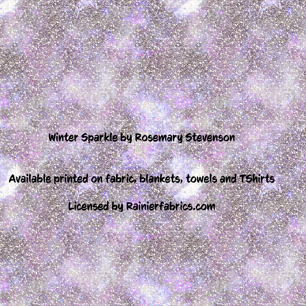 Winter Sparkle from Rosemary Stevenson  - 2-5 day turnaround - Order by 1/2 yard; Description of bases below