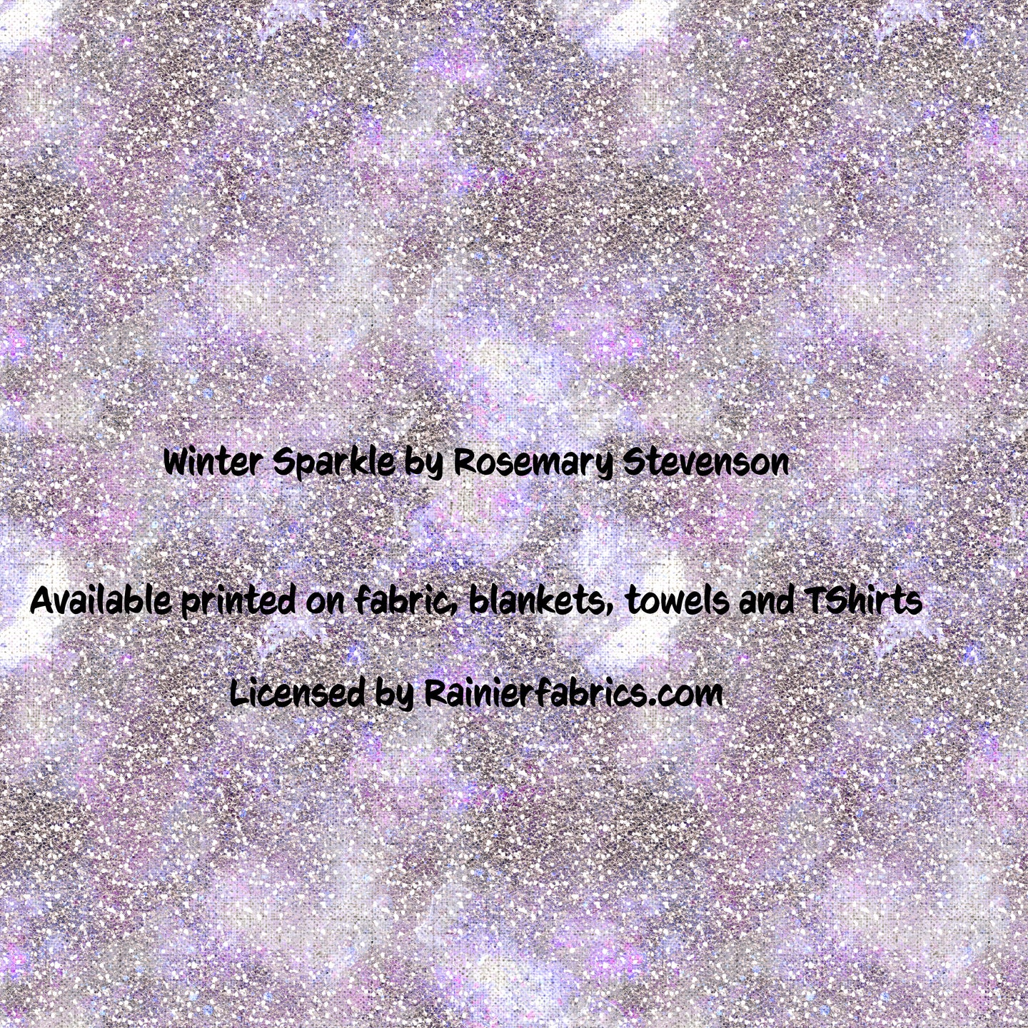 Winter Sparkle from Rosemary Stevenson  - 2-5 day turnaround - Order by 1/2 yard; Description of bases below